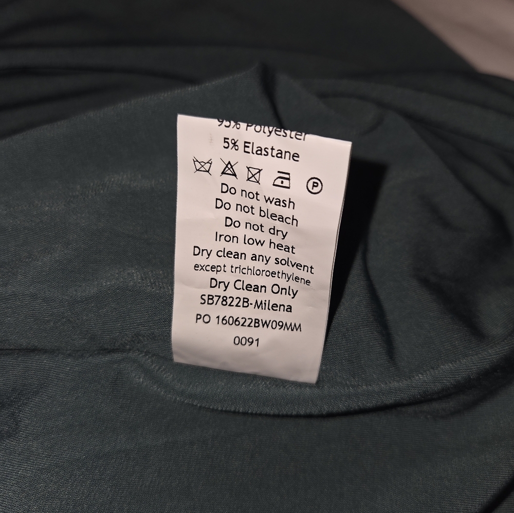 House of CB Emerald Green Maxi Slip Dress - Picture 14 of 15